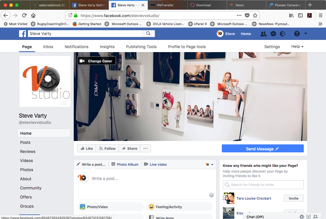 New Facebook Page